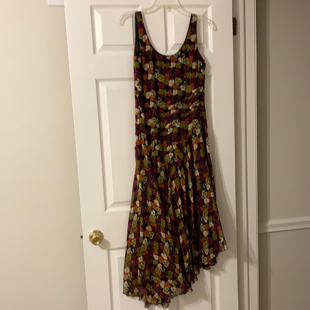 Asymmetrical midi dress